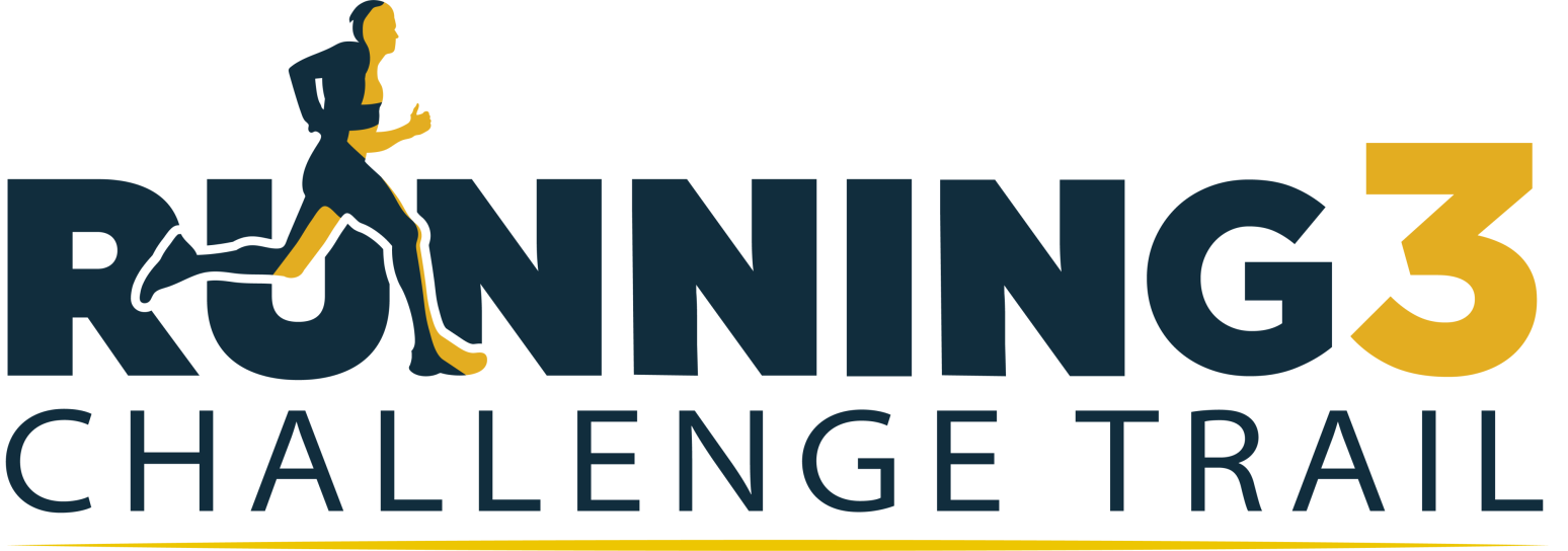 Logo Running 3 challenge trail